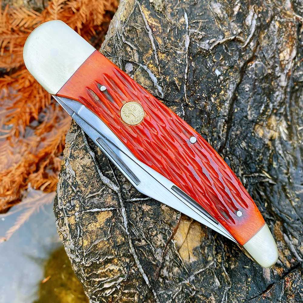 Watchman Knife Large Bone Slide Joint Multi Blade Folding Pocket Knife Classic High Quality X250408