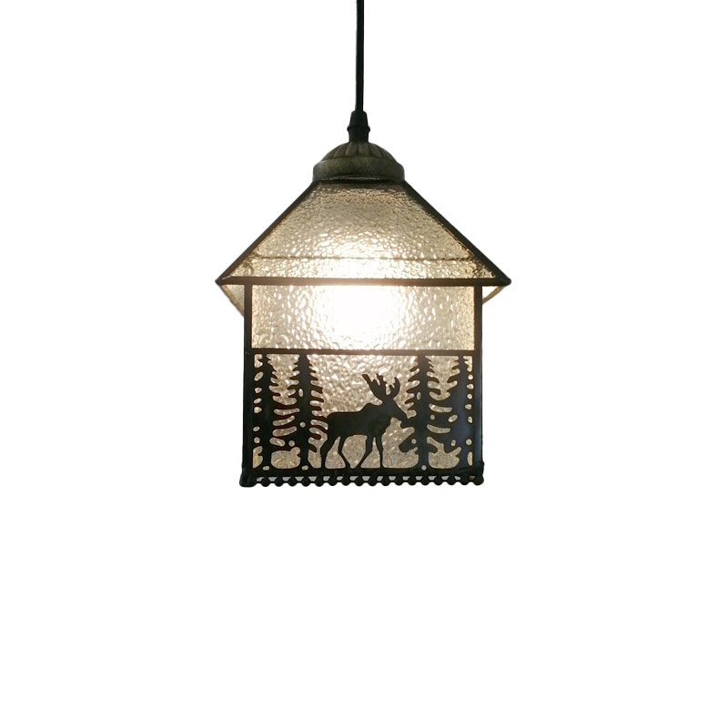 Elegant Tiffany-Style Glass Pendant Light Fixture for Living Rooms, Kitchens & Restaurants