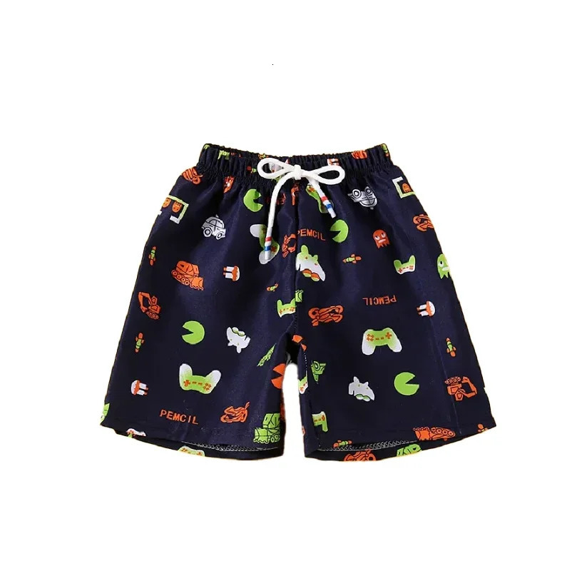 2025 Baby Boy Printed Swimming Trunks Clothes Children Toddler Green Shorts Kids Swimsuit Children Summer Swimwear Clothing 250408