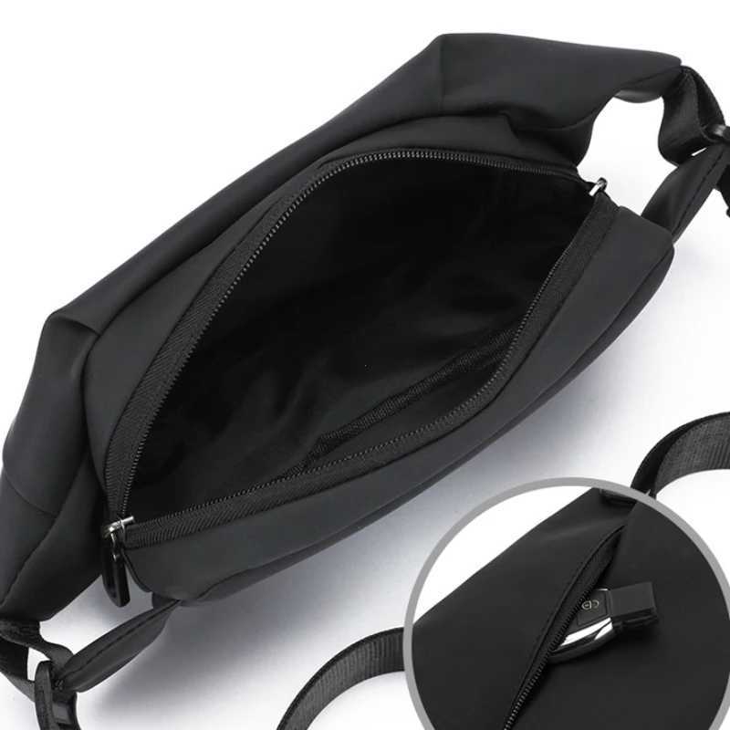 Mens mini outdoor sports running waist bag mens waterproof Fanny bag fashionable cross body waist belt bag mens waist bag Z250407