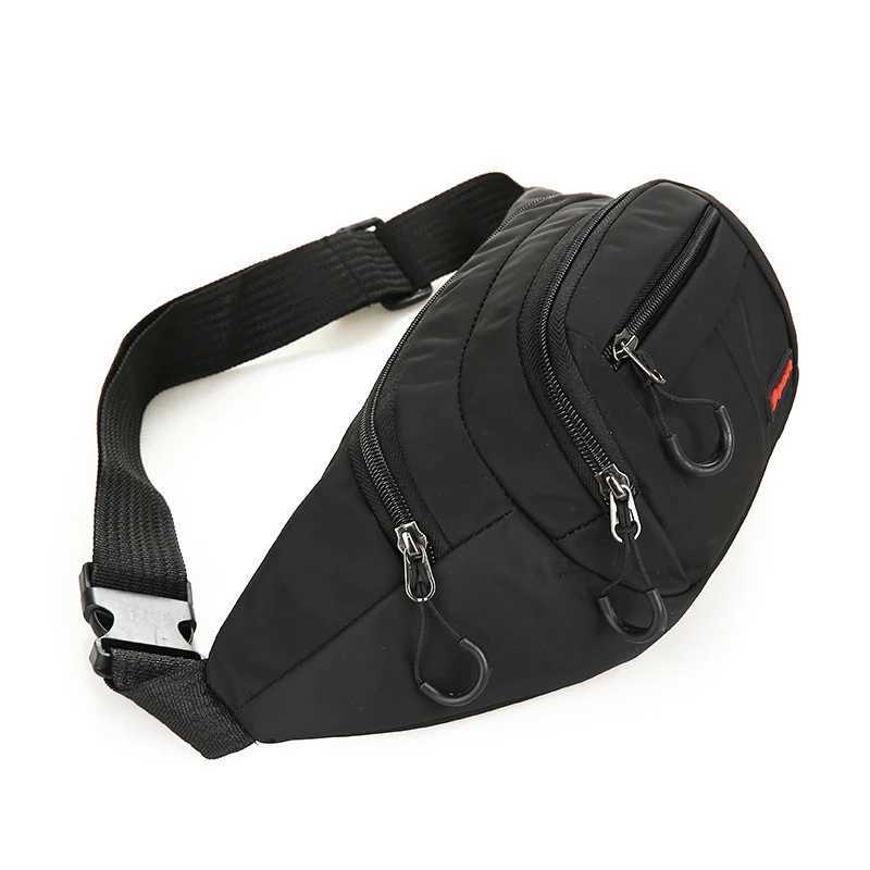Mens and womens new waist bags multifunctional large capacity waterproof fashionable and trendy cash registration business bags Z250407