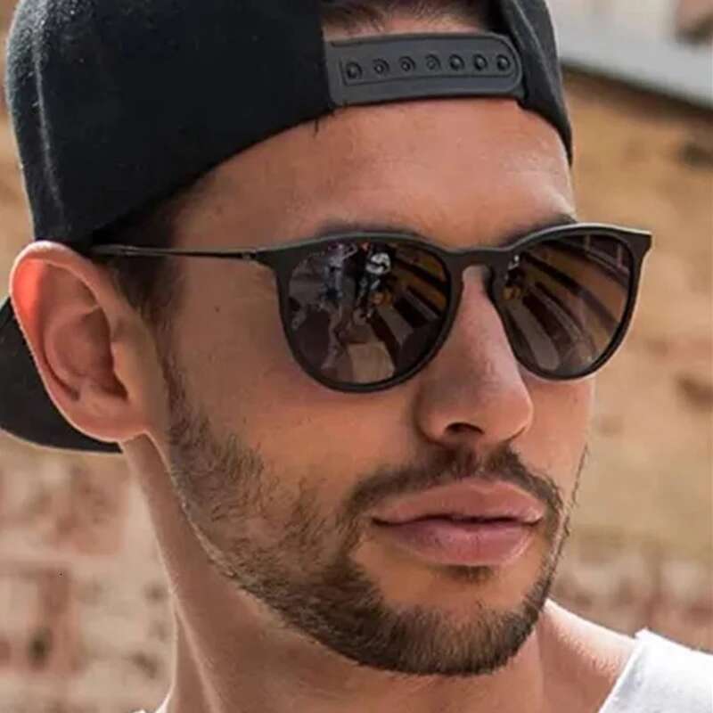 Popular Metal Frame Vintage Women Men Round Sun Eye Glasses for Male Female Reflective Film Sunglasses