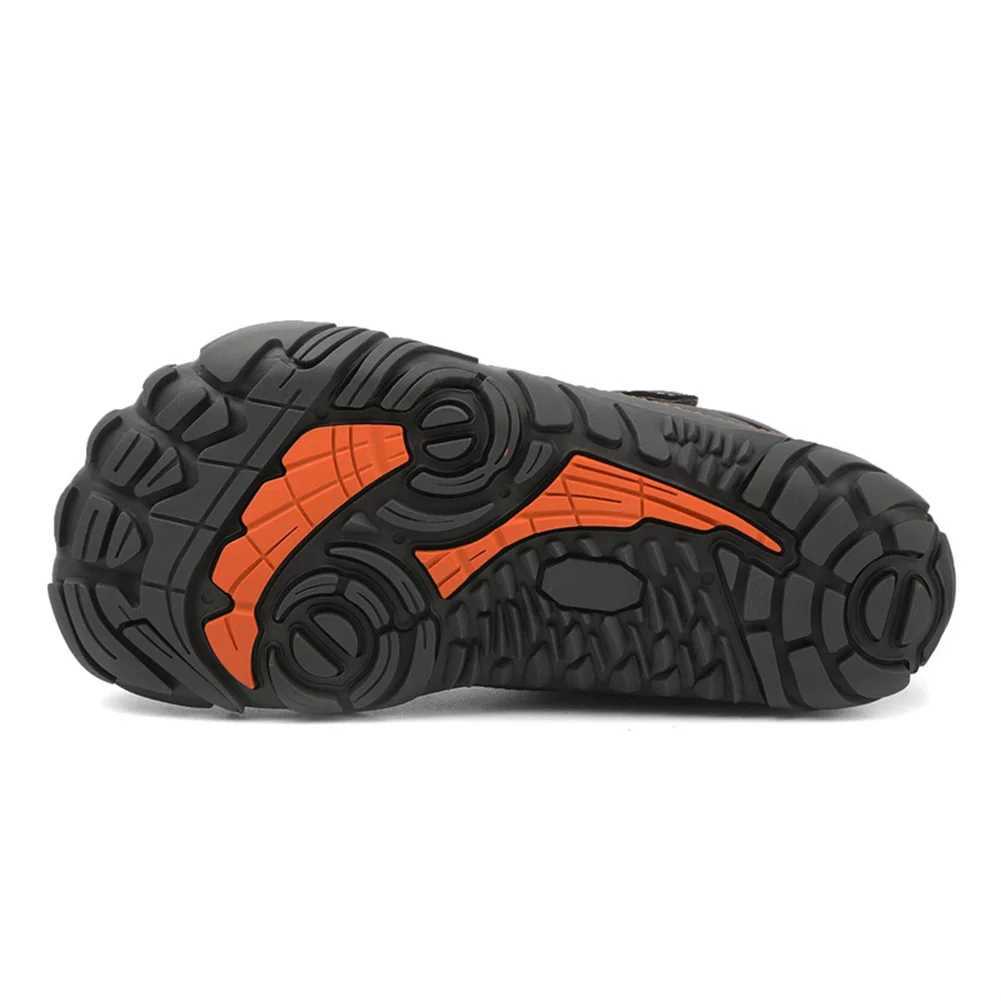 Childrens hiking boots waterproof climbing sports shoes breathable and anti-collision sports shoes boys and girls anti slip W250407