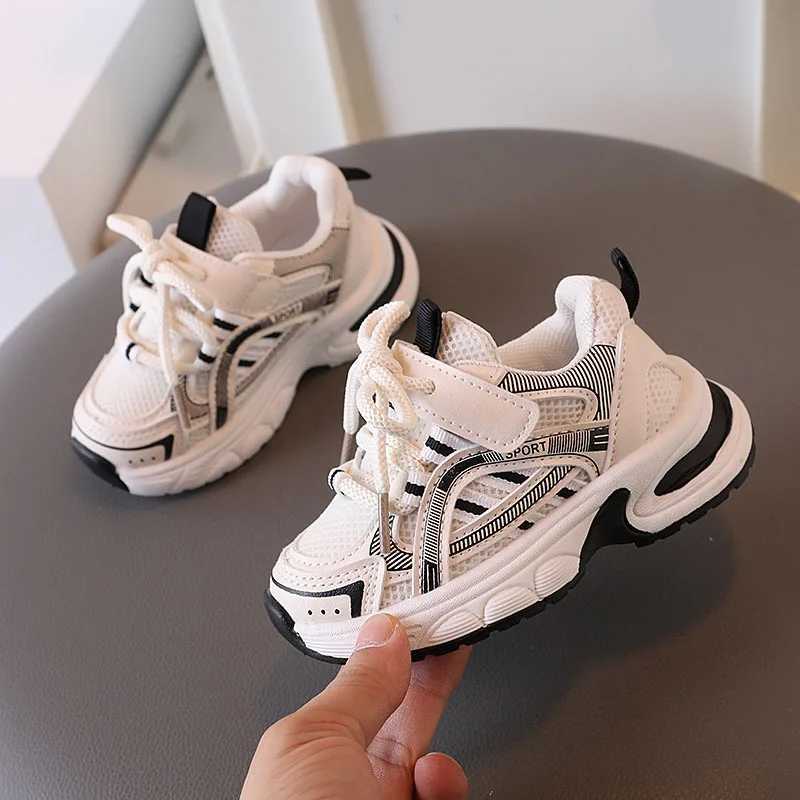 2024 Fashion Childrens Shoes Spring Kids sports shoes mesh breathable baby walking and running shoes W250407