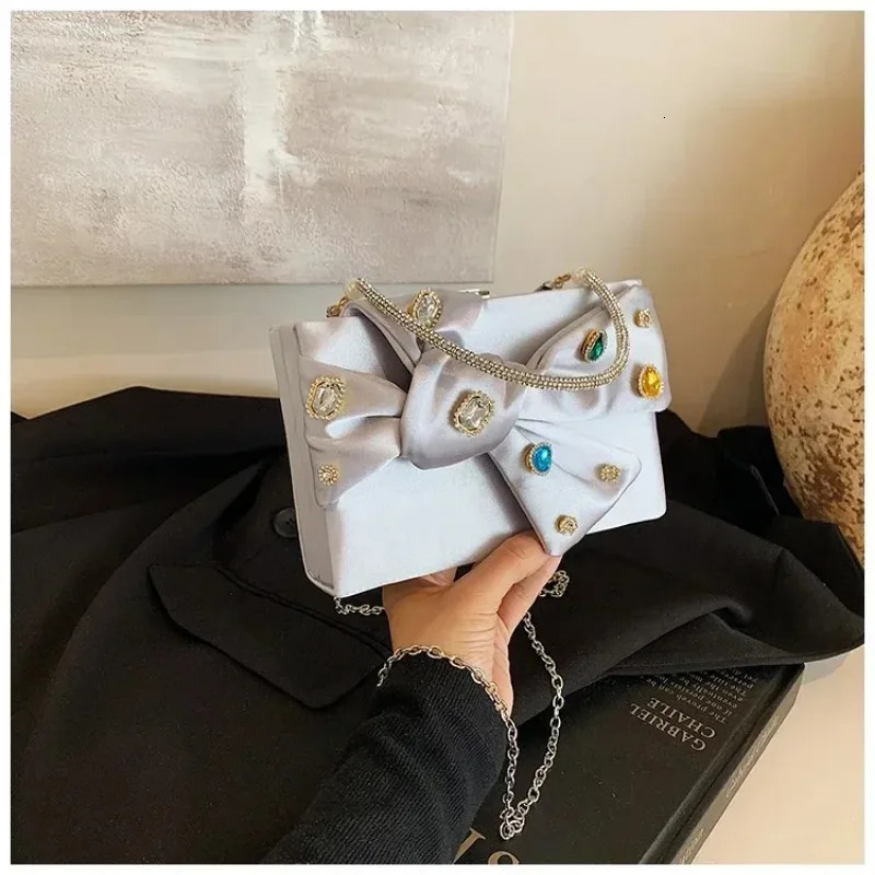 Spring High Quality Evening Bag Diamond Womens Bag for Sale Fashion Solid Bright Color Handbag 250402