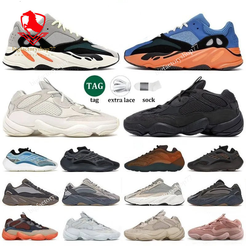 700 yeelysneakers designer shoes Onyx Running platform sneakers Solid Grey Hi-Res Red blue Orange static summer comfortable sports sneaker trainers