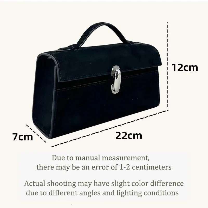 SAVETTE Symmetry Pochette Tote Women Top Handle Bags Genuine Leather Suede Solid Color Simple Handbag Square Bag