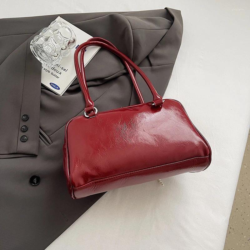 Free Shipping Totes Wine Red Bag For Women 2025 Trend Niche Design Single Shoulder Armpit Work Commuting Hand-held Tote Paquete Designer Bag Luxury Ba