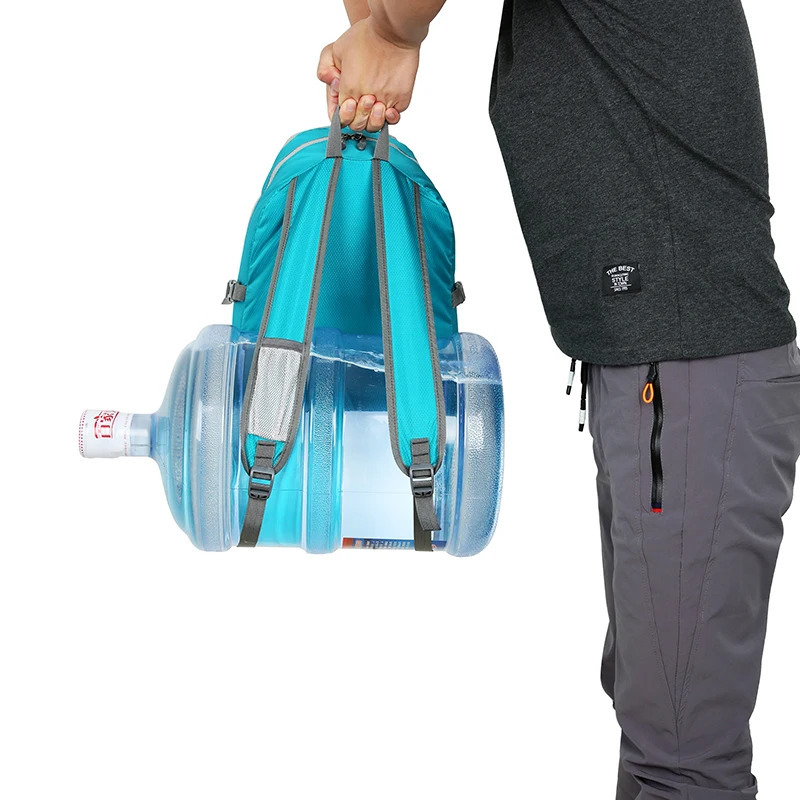 28L Packable Backpack Foldable Ultra Light Outdoor Duffle Bag Big Folding Knapsack Hiking Travel Rucksack Mountaineering Daypack 250407