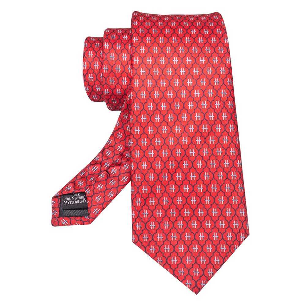 New Fashion Design 8cm Printed Patter Tie 100% Silk Necktie ties for men Business Wedding Party Gravatas Accessories Gift X250407