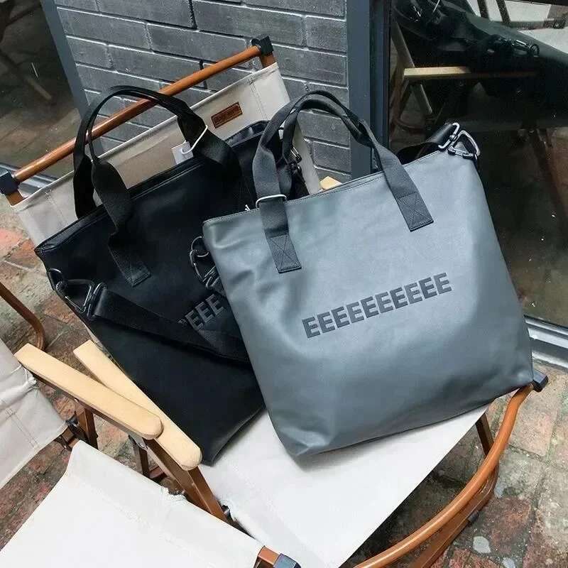 Trend Icon Men's Handbag Design 3D Letter Large Capacity Shoulder Classic Sports Tote Bag Travel Waterproof Backpack