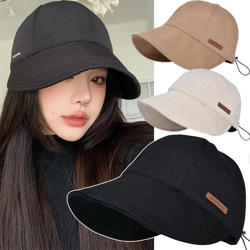 Womens sun protection hat UV protective UFP 50fishermans portable folding wide Brim bucket summer adjustable 250326