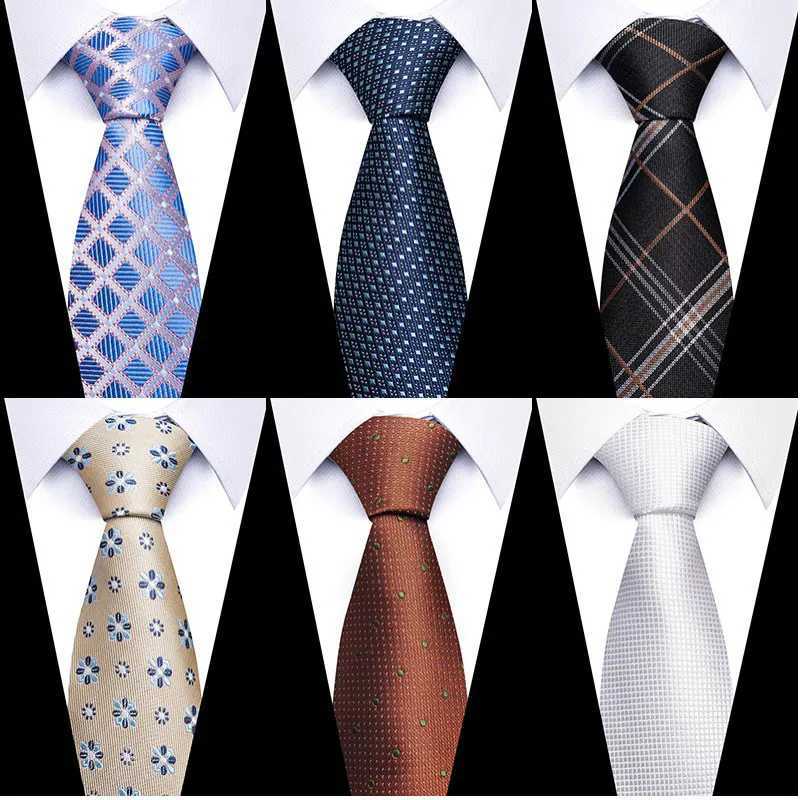 Tie For Men Gravatas Wholes Fashion 7.5 cm Luxury Necktie Dark Grey Wedding Accessories Dot Man Fit Workplace X250407