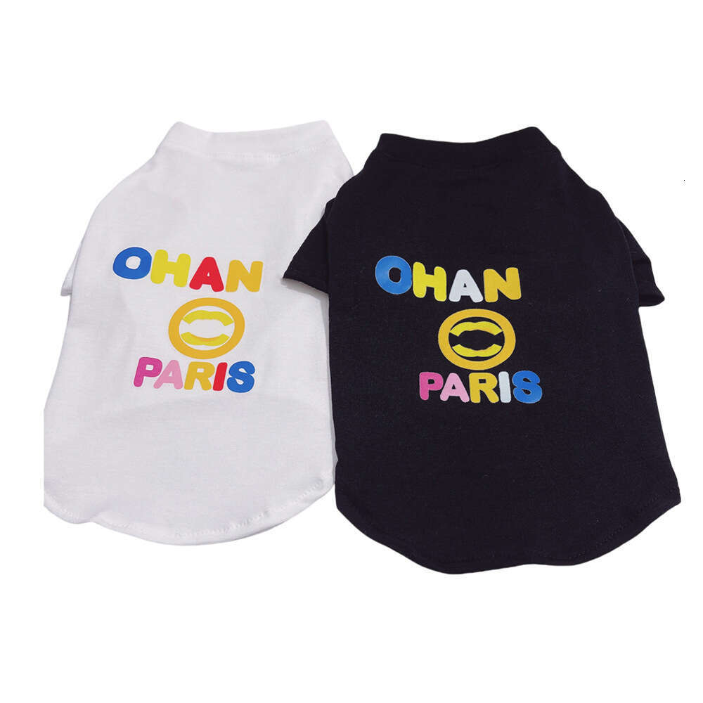 2024 Summer New Trendy Pet Short Sleeves Faudou Marzis Bo Meimei Small Clothes Dog T-shirt