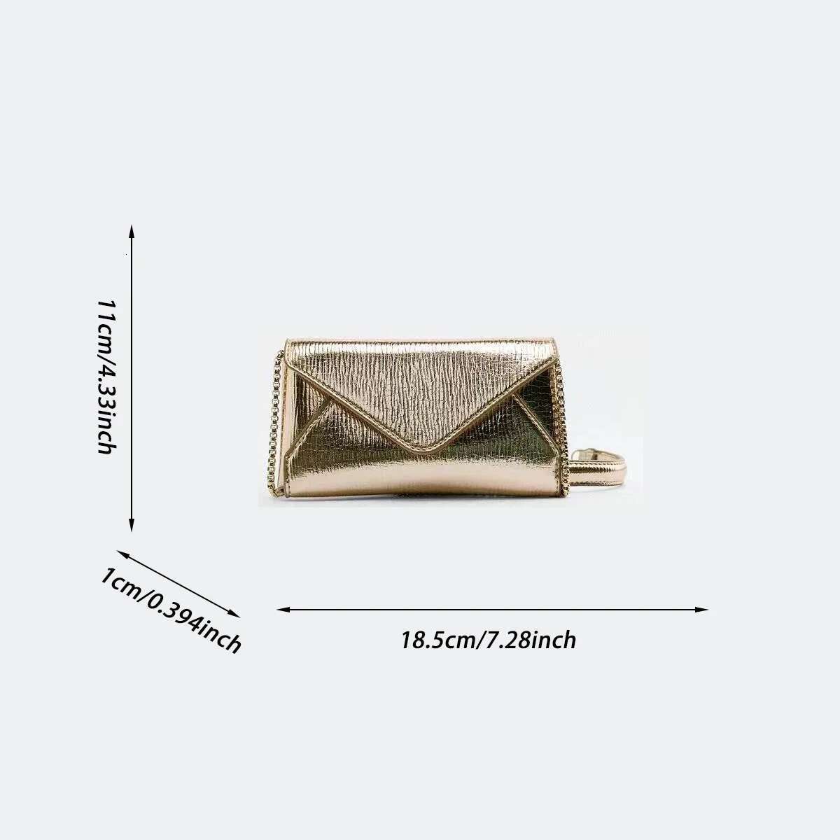 2025 Women's Mini Envelope Bag - Multi-Wear Shoulder/Crossbody, Stylish Chain Strap | Trendy Essential-Lzt