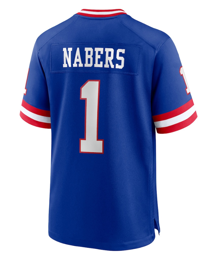 Famous New York Football jerseys with embroidered men women youth customized # Skattebo 44 # Singletary 26 # Nabers 1 free shipping custom Jersey
