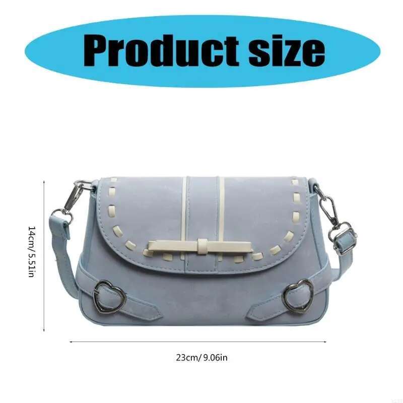 X13e PU Leather Shoulder Purse Square Crossbody Bag With Adjustable Strap For Ladies