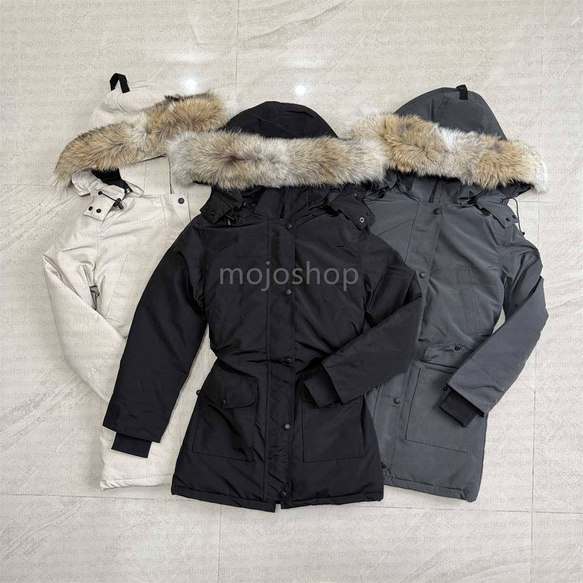 Women Puffer Jackets Designer canada down Jacket Winter Parka Coats Real Wolf Fur Wyndham Windbreaker goosejackets womens Luxury down jackets