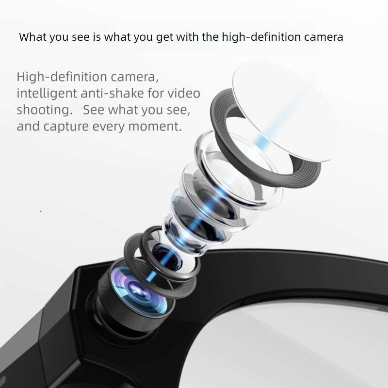 Famous Brand Designer Sunglasses AI Image Recognition Simultaneous Translation HD Anti-shake Camera Bluetooth Smart Glasses