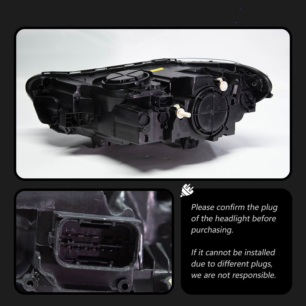 LED Headlights For BMW X1 F48 20 16-20 19 F49 LED Daytime Lights Front Lamp LED Headlight Turn Signal Light
