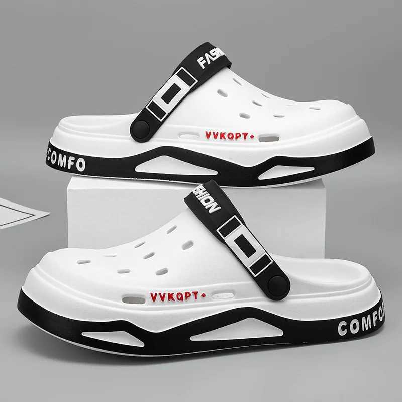 New Arrival Womens breathable sandals summer EVA garden curtain shoes outdoor hole beach slide comfortable home slide T250407