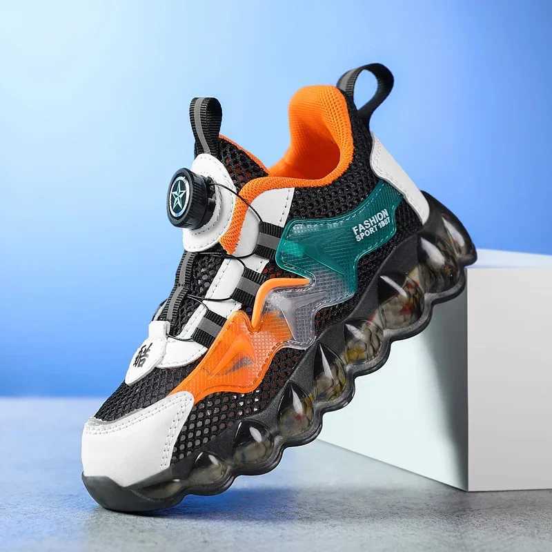 Luxury boys sports shoes childrens casual shoes 2023 fashion childrens sports shoes sports tennis shoes for boys aged 7 to 12 W250407