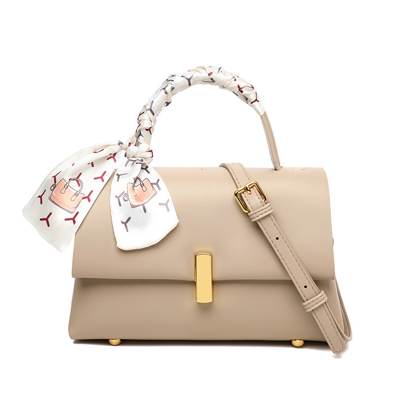 Silk Scarf Designer Bag Women's Korean Version Fashion Handbag Niche Single Shoulder Crossbody Bag