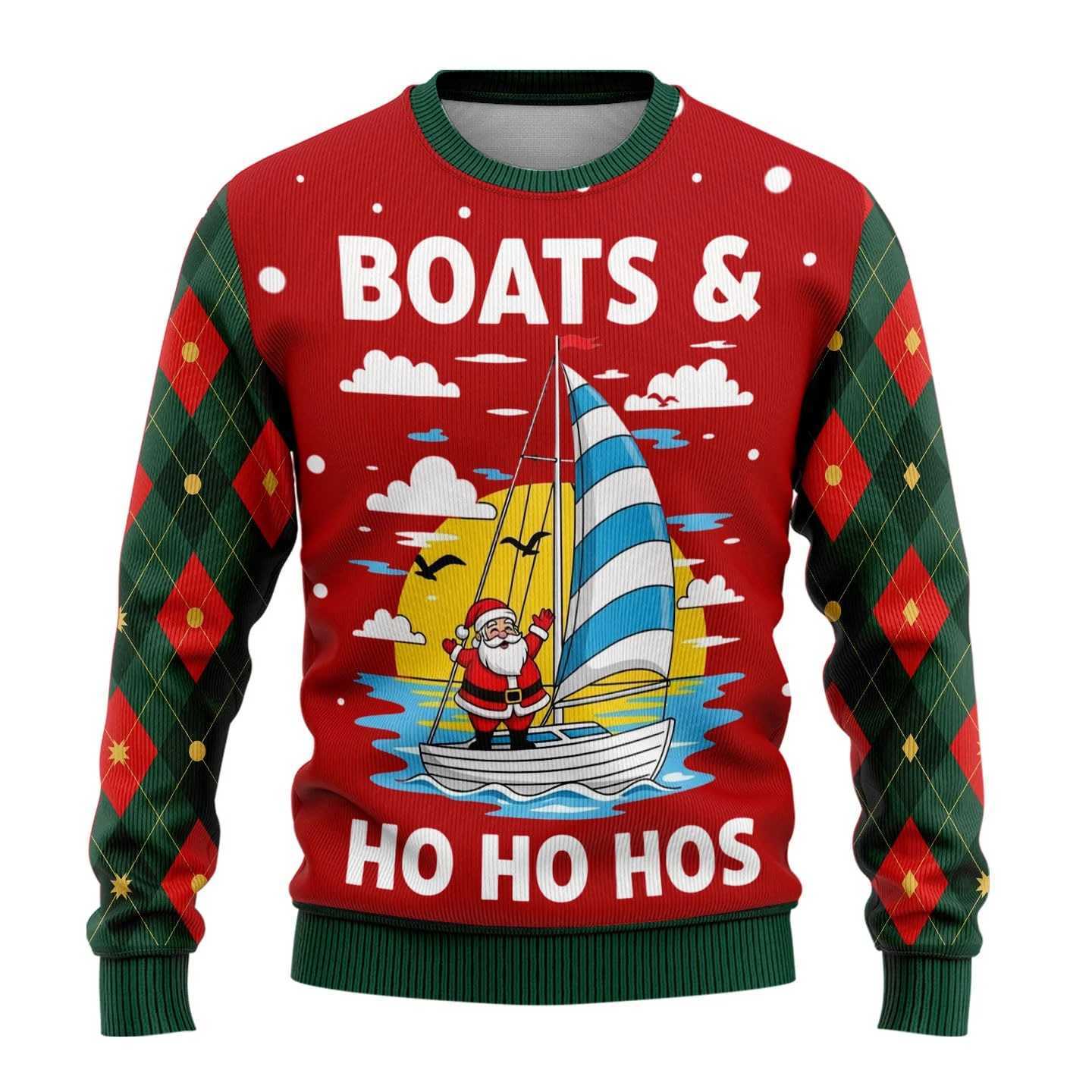 ilarious Ugly Christmas Sweaters For Women Funny Santa Claus Br Sweater Joke Unisex Spandex Blend Christmas Jumper Set Tops 4J28 S251110