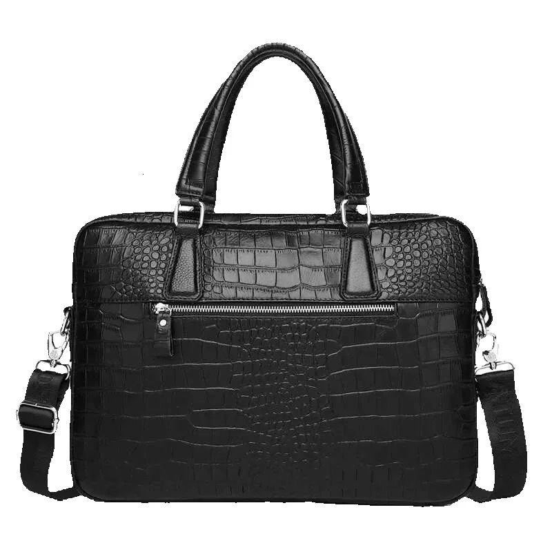 2025S New Free Shipping Designer Bag SCHLATUM Genuine Leather Grain Briefcases Hard For Men 15.6 Inch Laptop Briefcase Bags Computer Bag Handbags