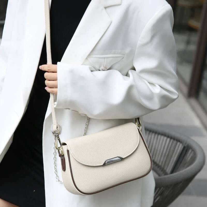 New Retro Genuine Leather Small Square For Women Trendy Single Shoulder Ladies' Phone Bag High Quality Purses Handbags