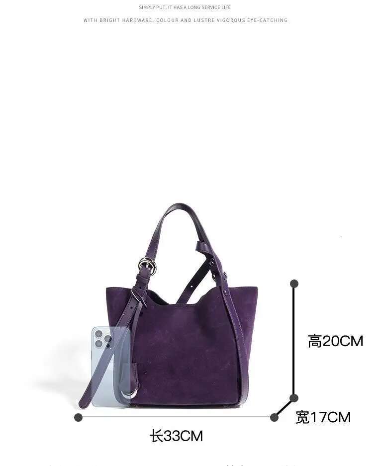 Autumn And Winter Tote Large Capacity Bucket Shoulder Bags Crossbody Woman Famous Brands Designer Bag Ladies