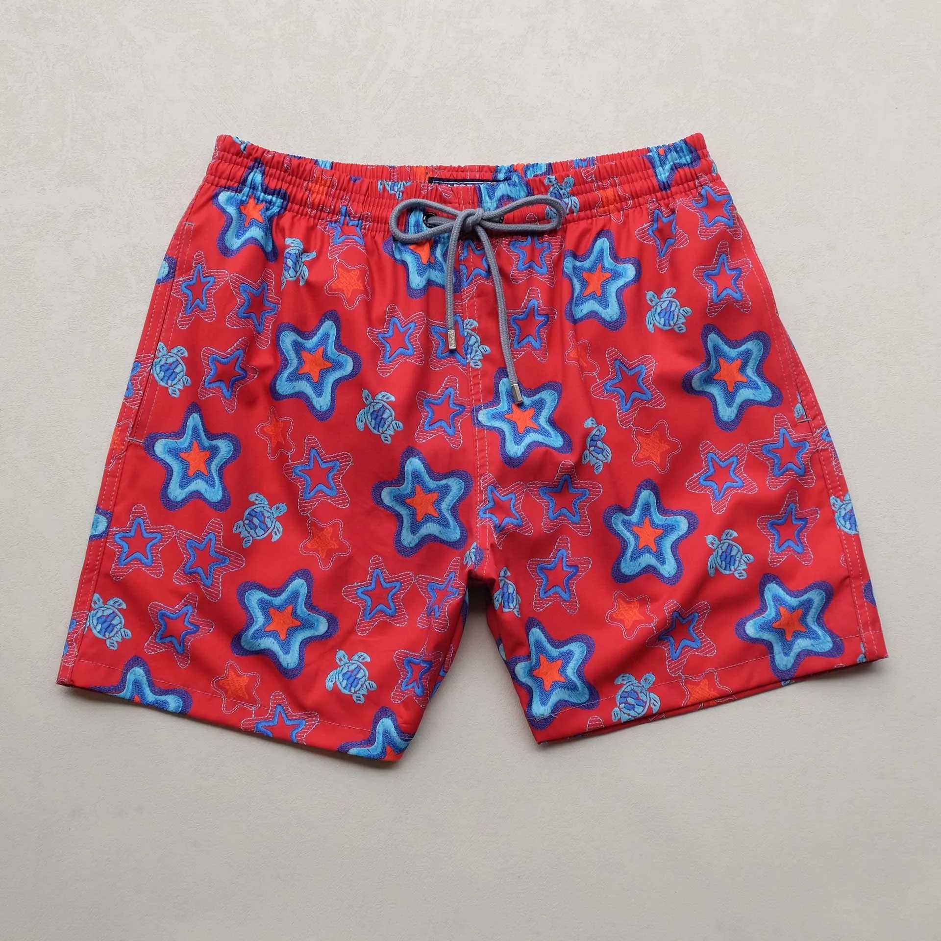 New fashion classic brand turtle swimming shorts beach shorts waterproof quick drying bathroom set casual diving surfboard shortsXJ250407