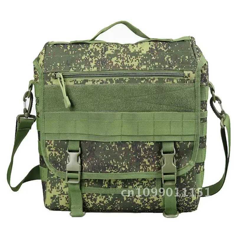 Russian Camo Tactical Bag Men Nylon Laptop Messenger Molle Briefcase Outdoor Hiking Shoulder Climbing Backpacks HandbagsC250407