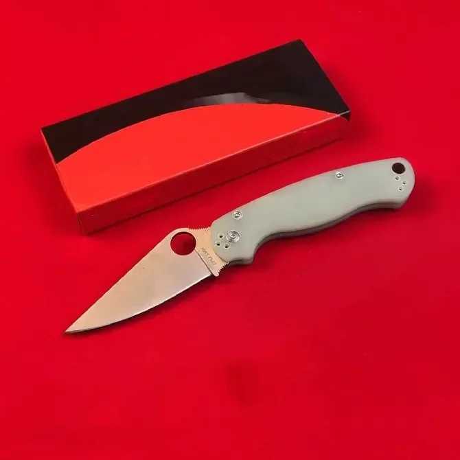 Transparent jade C81 pocket bearing folding knife high-quality CPM-S30V blade hunting tactical tool outdoor camping knife X250408