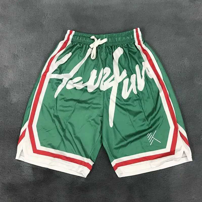 Mens casual shorts gym green training mens sprint basketball sportswear summer personalized luxury Cortos special offerXJ250407