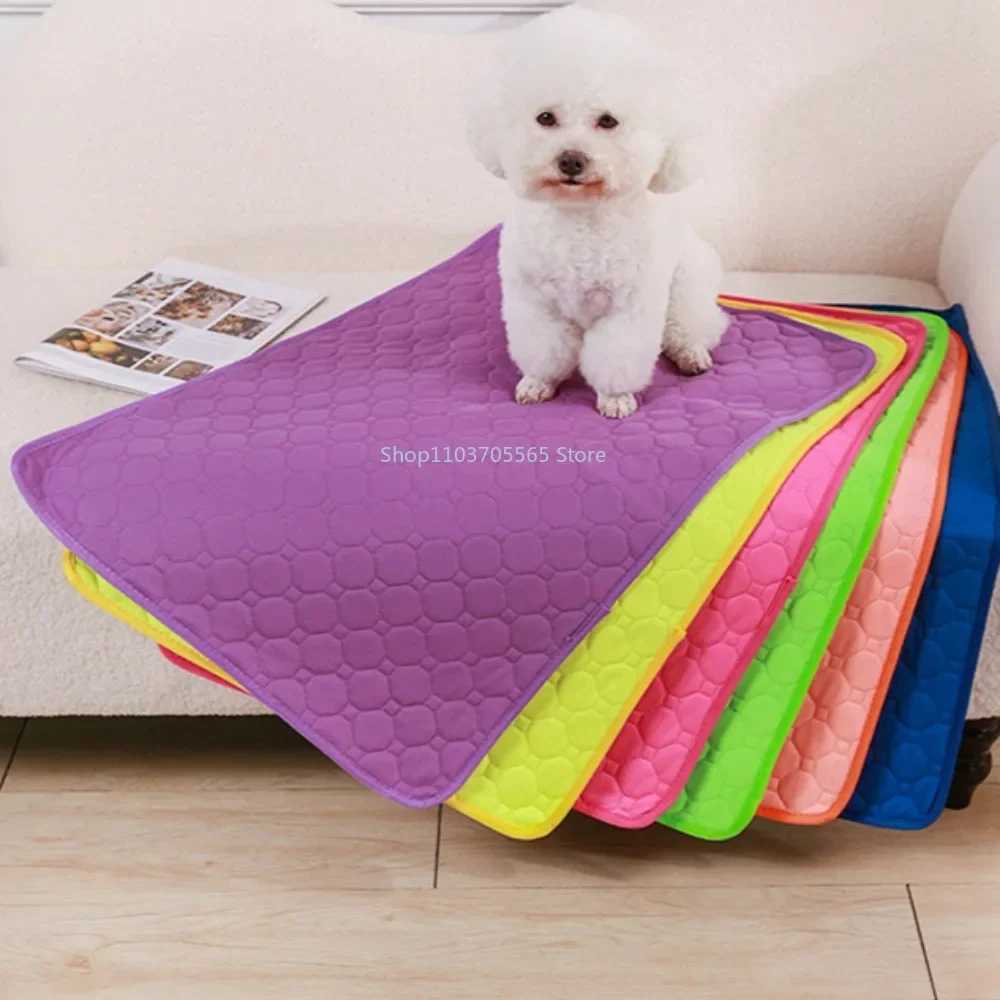 Reusable dog urine pads blankets absorbent diapers washable puppy training pads reusable dog urine pads Y250407