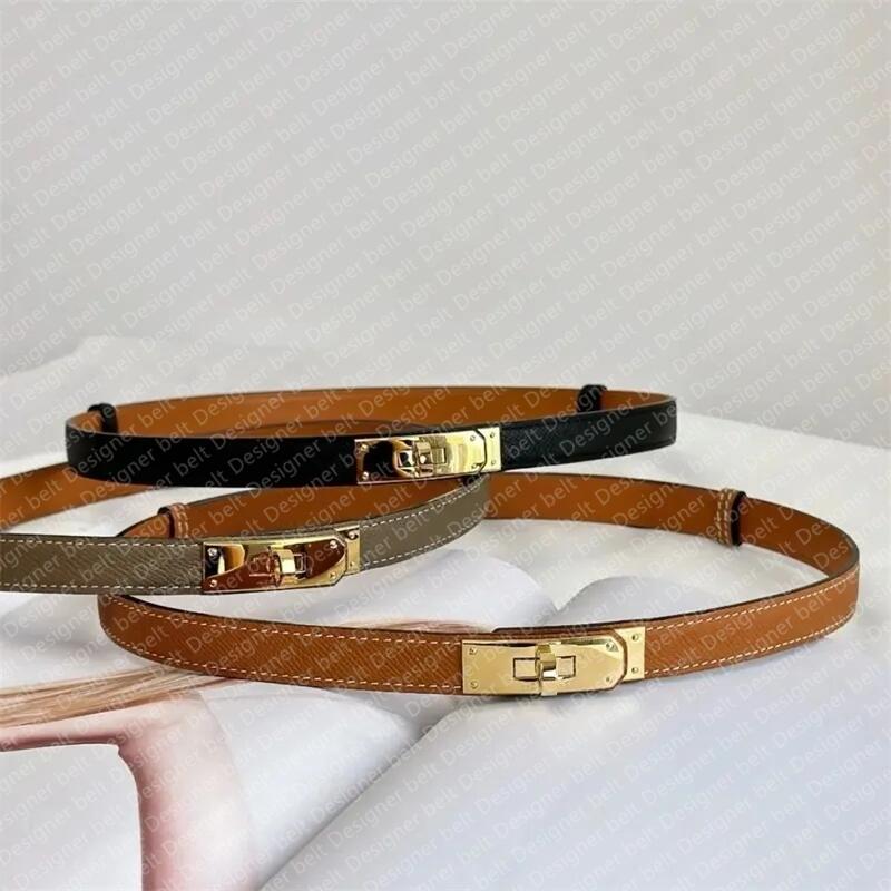 women designer Fashion Smooth Buckle Belt Retro Design Thin Waist Belts for Men Womens Width 2.5CM ceinture luxe Cowhide more Color top classic hits better