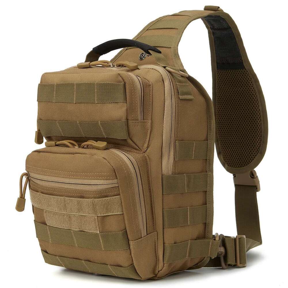 Qt&Qy Single Shoulder Backpack Molle Assault Sg Bag Small EDC One Strap Daypack Tactical Bags