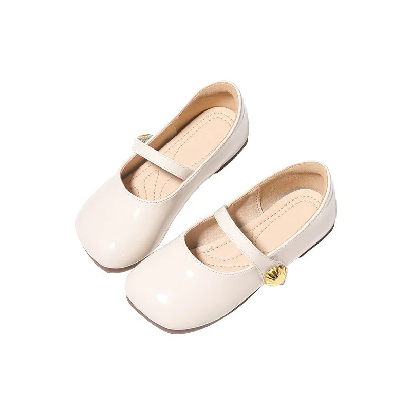 Girl Princess Shoes Spring Fashion Mary Jane Dress Dance Baby Kid Sandals Ballet Soft Sole Red Flats Girls Shoe Kids Shoe 250407