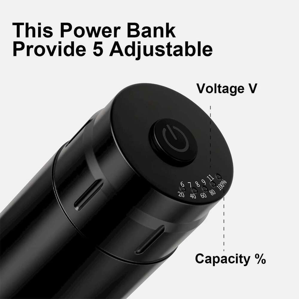 DM Wireless Complete Mini Rocket Hine Battery Case Needle Power Ink Rotary Pen Permanent Makeup Tattoo Kit