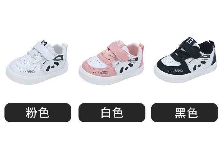 Childrens sports shoes boys and girls running casual shoes PU leather anti slip childrens sports shoes W250407