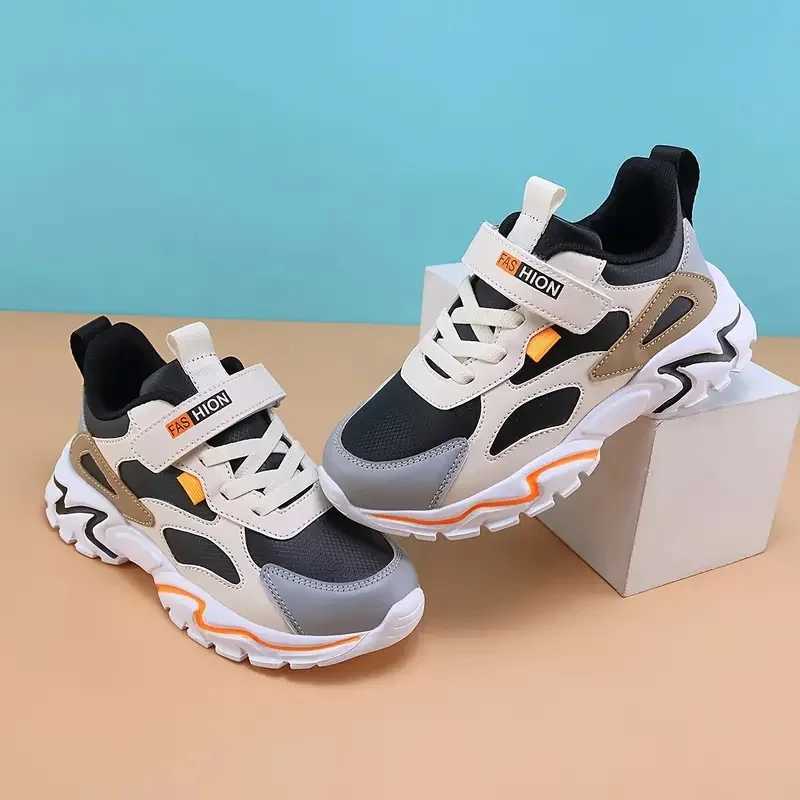 Boys Trendy Street Sle Short and Fat Shoes Comfortable Non slip Casual Sports Shoes for Children Outdoor Activities Childrens Sports Running Shoes W25