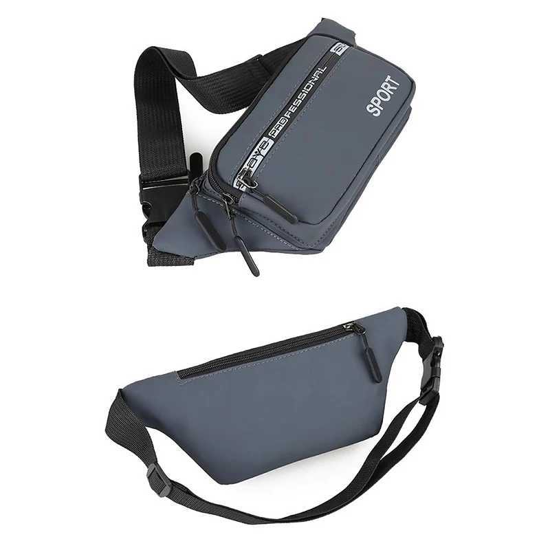 Waist Bag Waterproof Neutral Outdoor Fanny Pack Cross Body Bag Waist Bag Travel Phone Bag Z250407