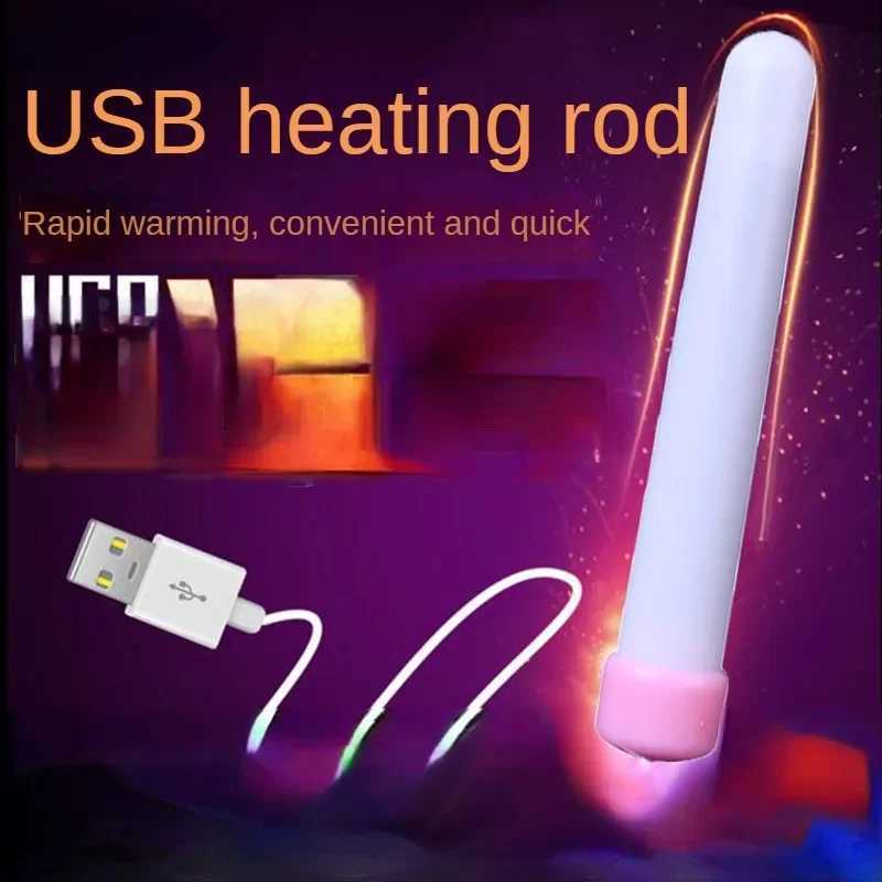 Universal USB heating rod vaginal heater torch sex toy mens masturbation cup heater anal heater adult productXJ250408