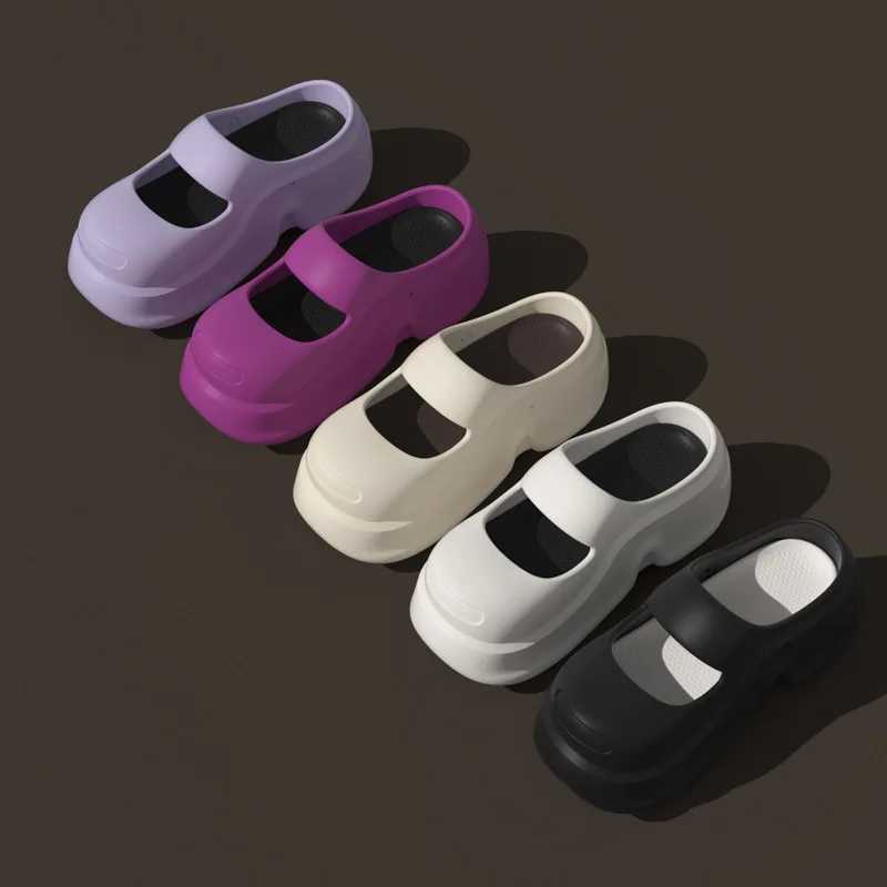 EVA casual slippers for womens apartments designer platform shoes for womens Fi beach summer sandals for womens thick soled shoes indoorXJ250407