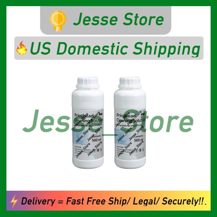 Jesse Store Printhead Cleaning Cleaner US Domestic Local Shipping Raw Materials Industrial Use Safe Privacy Packaging Free Shipping 100% Pass Customs