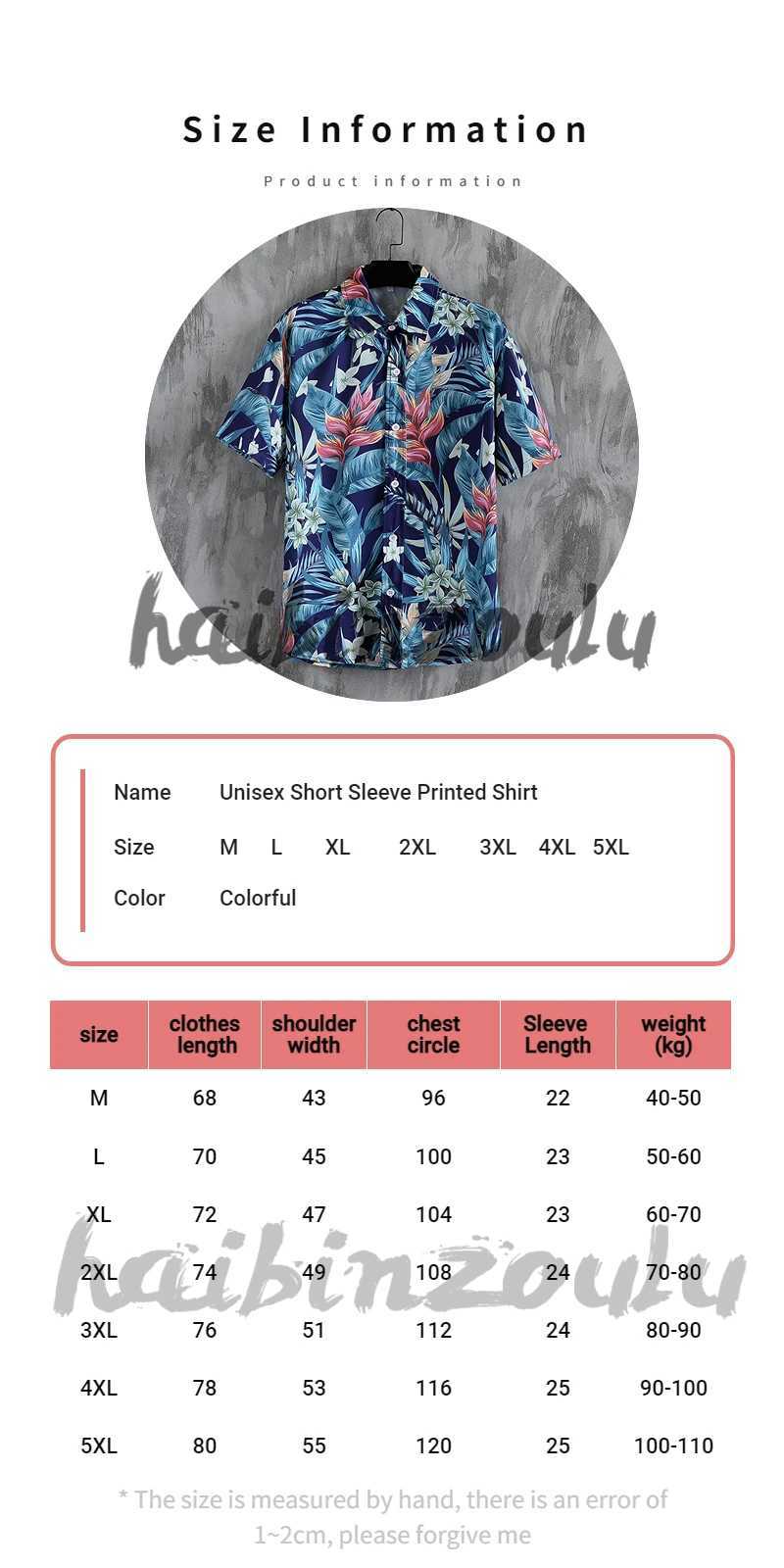 Hawaiian beach shirts mens short sleeved casual beach shirt beach vacation quick drying clothing loose lace topXJ250407
