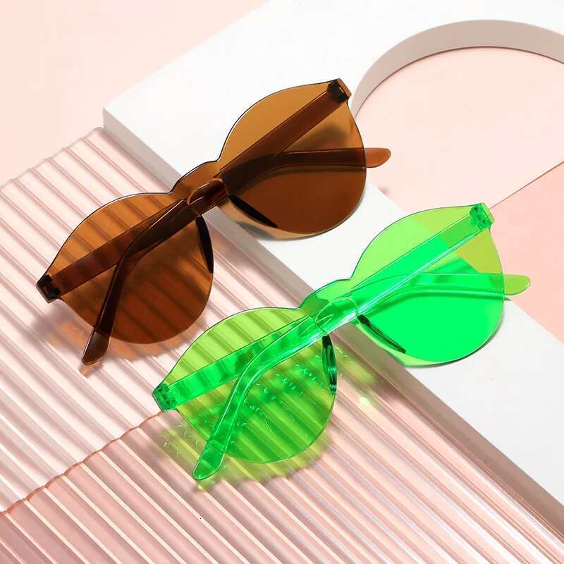 Fashionable New Trend Tiktok Sunglasses Female Travel, Disco, Funny Anti Ultraviolet Net Red Sunshade Glasses For Male