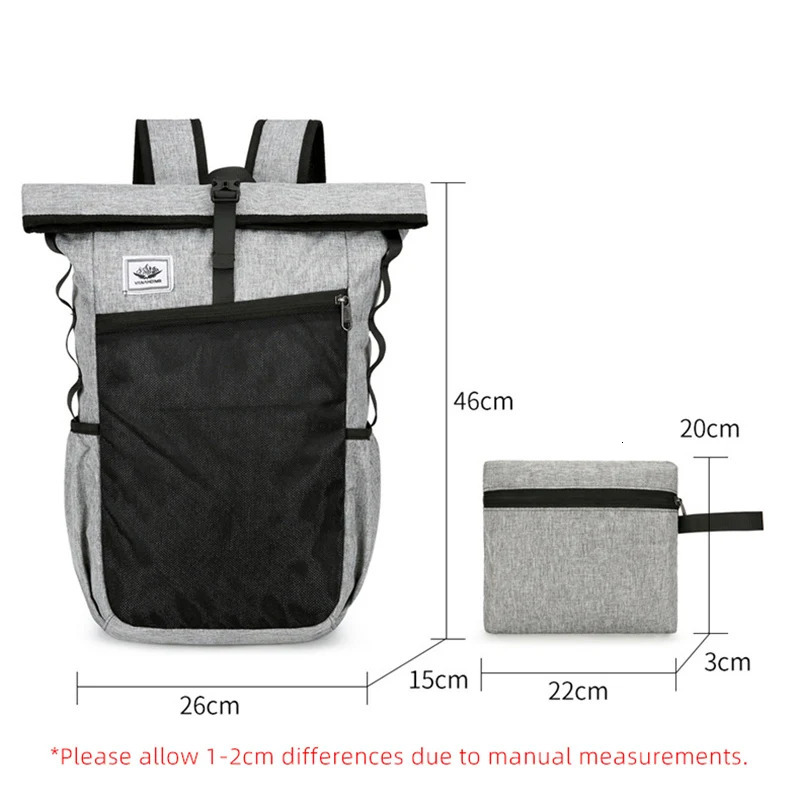 Climbing Camping Outdoor Bags Travel Backpack For Men Women Sport Foldable Hiking Trekking Camping Shoulder Lightweight Bag 250407