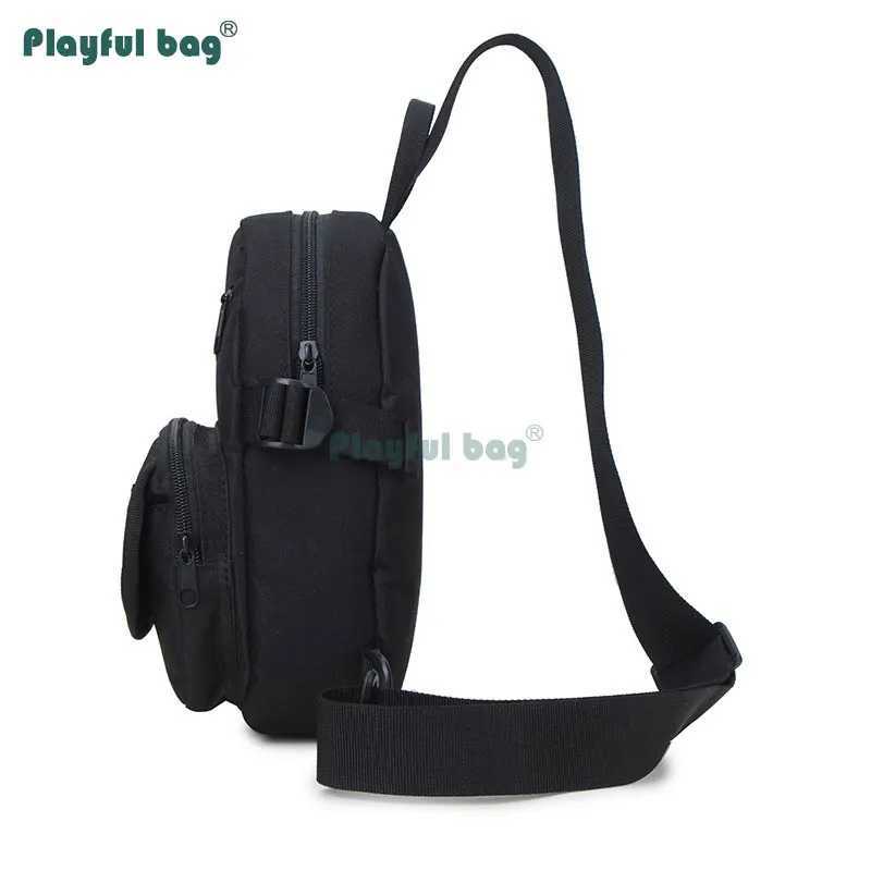 Outdoor Cycling Sports Camouflage Chest bag 600D Waterproof Mens Tactic Crossbody Bag AVA05C250407